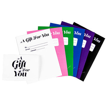 Vend Gift Cards - PrePrinted Folded Gift Card Holder